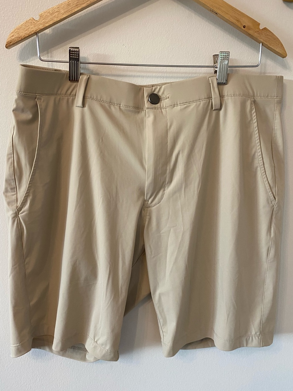 INFINITY Linearflex Men's Khaki Performance Shorts Stretch